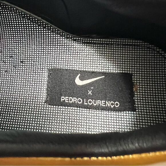 Nike Blazer Low x Pedro Lourenco Black and Gold Low Top Sneakers Leather Size 8 - Picture 11 of 15